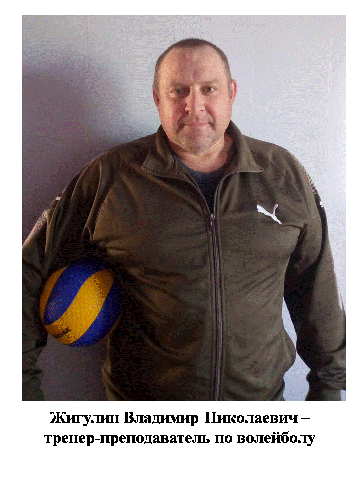 Жигулин Владимир Николаевич тренер-преподаватель по волейболу